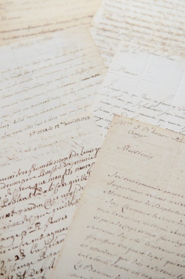 Très intéressantes lettres de navigateurs et négociants bretons, aux Indes