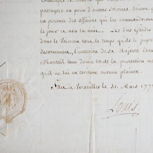 Lettre de mission maritime vers l'Isle de France