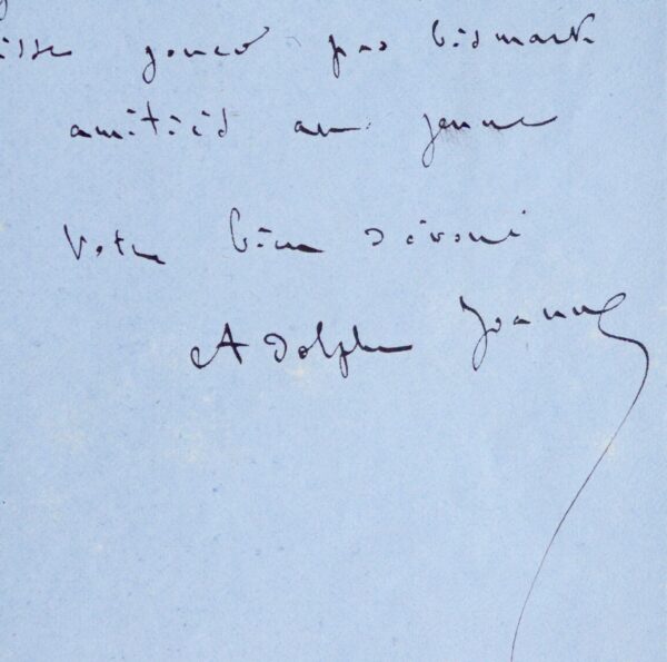 Correspondance d'Adolphe Joanne