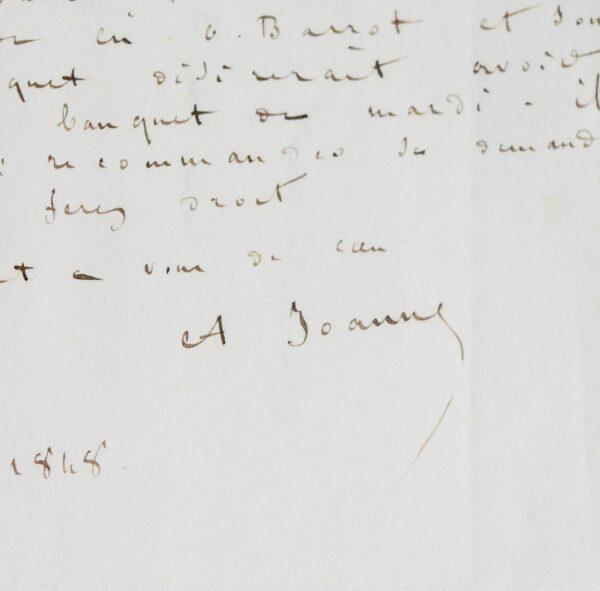 Correspondance d'Adolphe Joanne