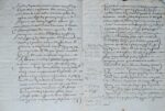 Testament sur parchemin de Pierre de Louet de Murat