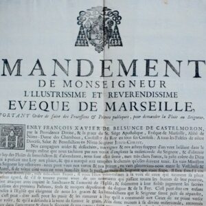 1716 : année de grande sécheresse