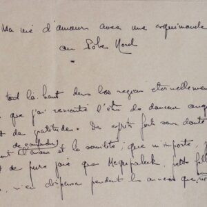 Peter Freuchen et sa femme esquimau, au Pôle Nord