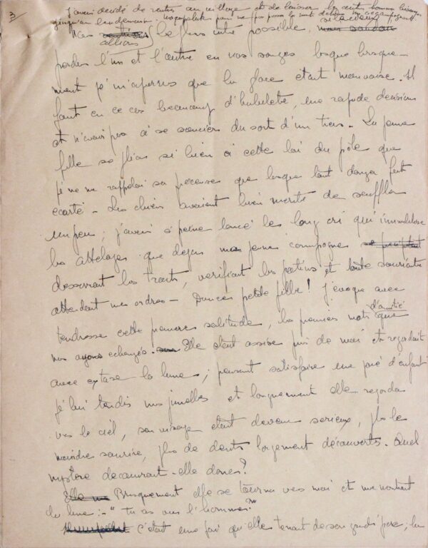 Peter Freuchen et sa femme esquimau, au Pôle Nord