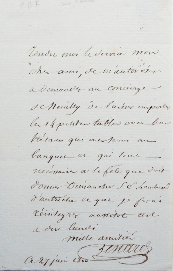 Bénard, architecte de la princesse Pauline Bonaparte