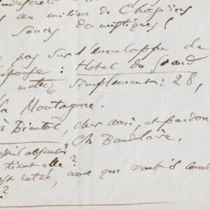 "L'insupportable aveu" de Charles Baudelaire