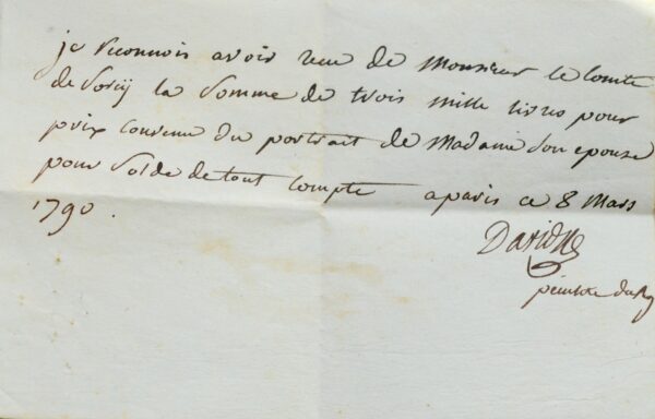 Jacques-Louis David peint Madame de Sorcy-Thélusson