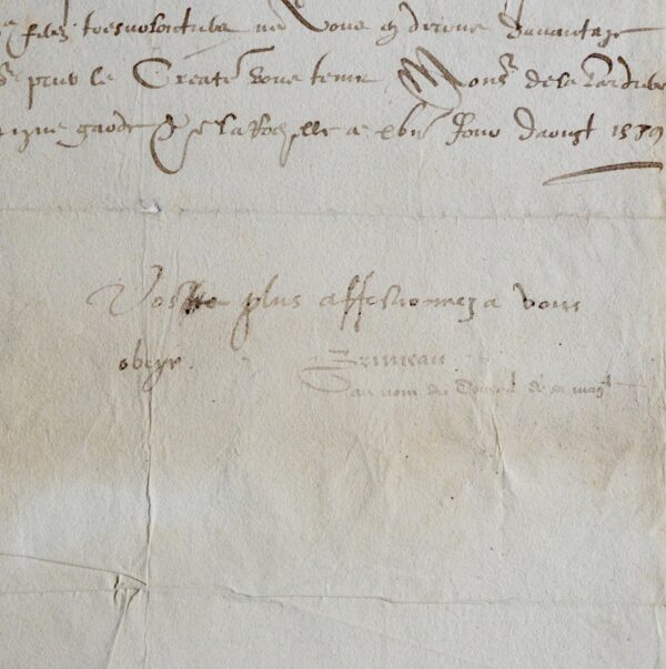 De La Rochelle, Henri IV ordonne à ses troupes de se tenir prêtes