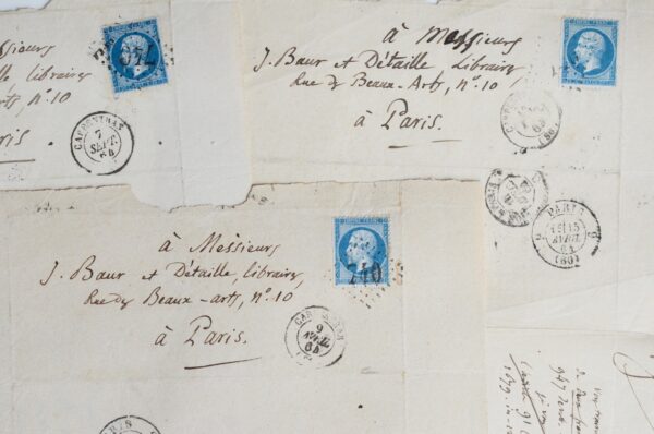 Trois lettres du médecin bibliophile Barjavel