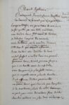 Manuscrit d'une version primitive de La Pucelle d’Orléans de Voltaire