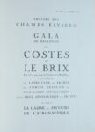 Document signé par les aviateurs Breguet, Blériot, Costes et Le Brix
