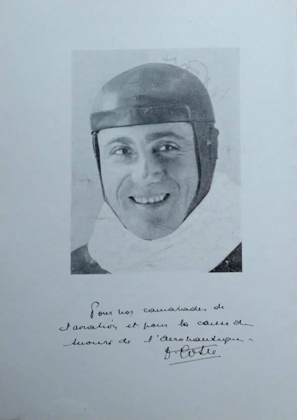 Document signé par les aviateurs Breguet, Blériot, Costes et Le Brix