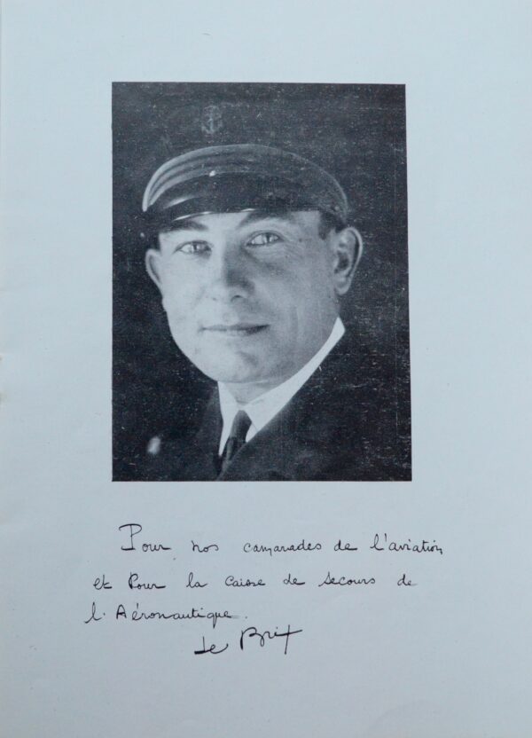 Document signé par les aviateurs Breguet, Blériot, Costes et Le Brix