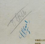 Document signé par les aviateurs Breguet, Blériot, Costes et Le Brix