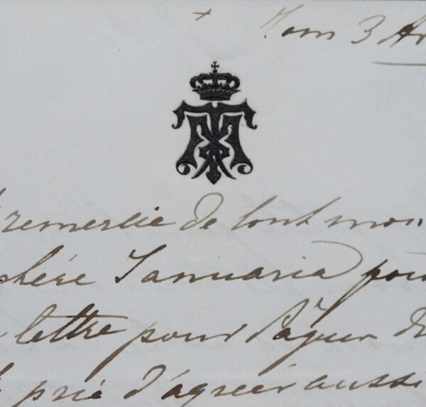 La Reine consort des Deux-Siciles pleure la Reine Marie-Amélie