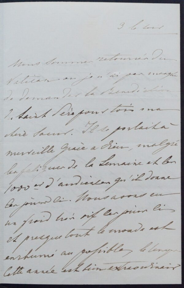 La Reine consort des Deux-Siciles pleure la Reine Marie-Amélie