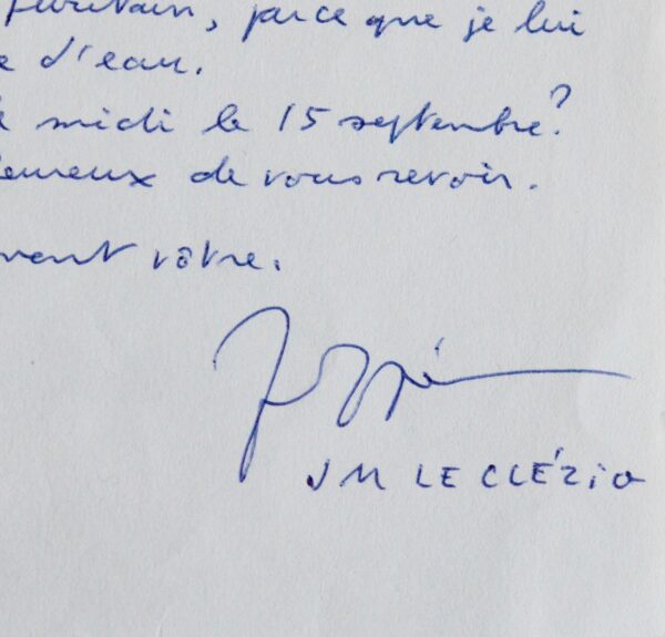 Le Clézio parle de Borges et Gombrowicz à Chapsal