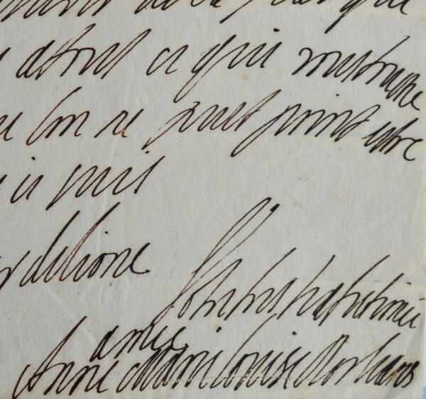 La Grande Mademoiselle adresse ses condoléances