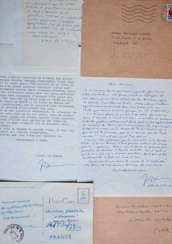 Le Clézio parle de Borges et Gombrowicz à Chapsal