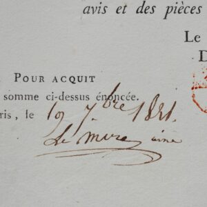 L'état achète un tableau au peintre Charles Le Mire aîné