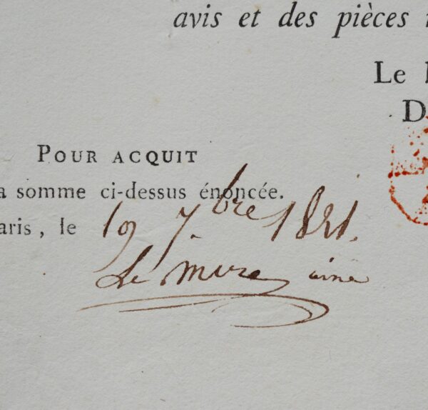 L'état achète un tableau au peintre Charles Le Mire aîné