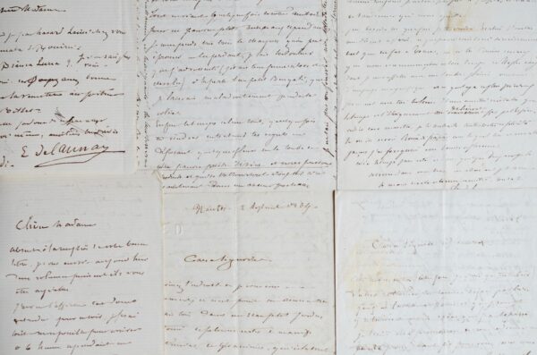 Lettres de Jules-Élie Delaunay à Jean Conte et sa femme