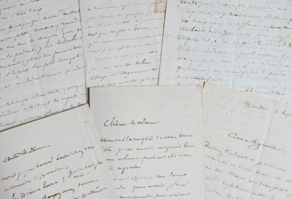 Lettres de Jules-Élie Delaunay à Jean Conte et sa femme