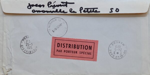 Dessin de Jacques Prévert à Trauner