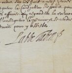 Tubeuf invite l'évêque de Gap aux obsèques du prince de Condé