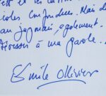 Deux belles lettres de l'écrivain haïtien Émile Ollivier