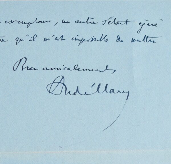 Neuf lettres du poète bourguignon André Mary