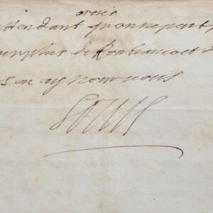 Formidable lettre autographe de Louis XIV après la prise de Nice