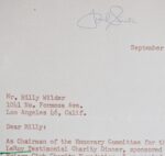 Frank Sinatra invite Billy Wilder