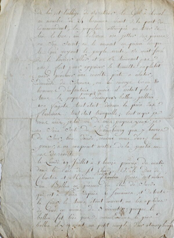 Les ballons de l'Abbé Miolan et des Frères Robert