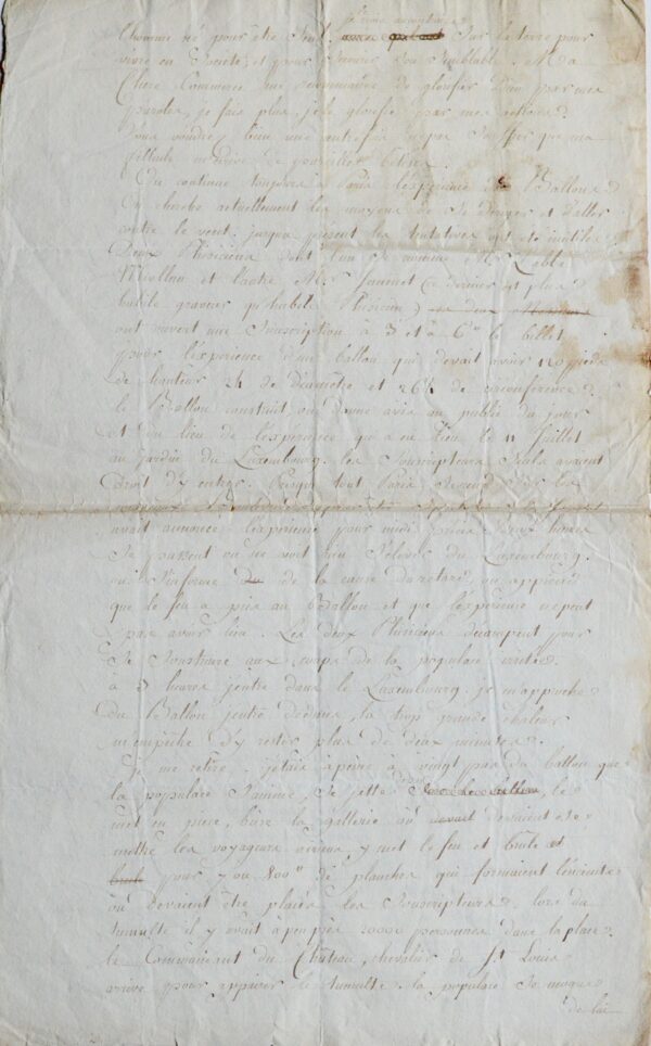 Les ballons de l'Abbé Miolan et des Frères Robert