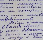 Belle lettre de Monet à Hamman