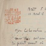 Victor Segalen soutient son ami Claude Farrère