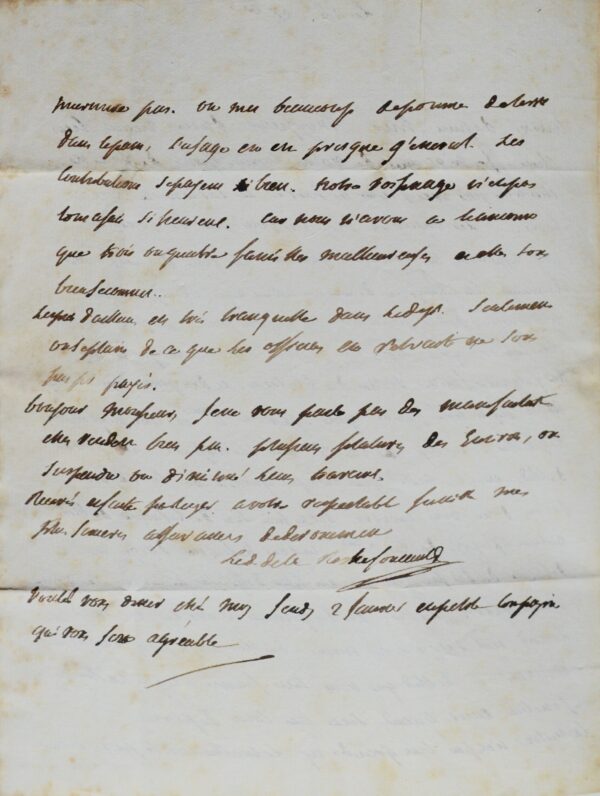 La Rochefoucauld-Liancourt et ses farines