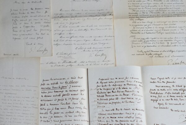 Émile Levasseur au baron de Watteville