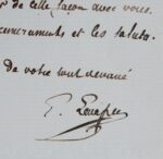 Émile Levasseur au baron de Watteville