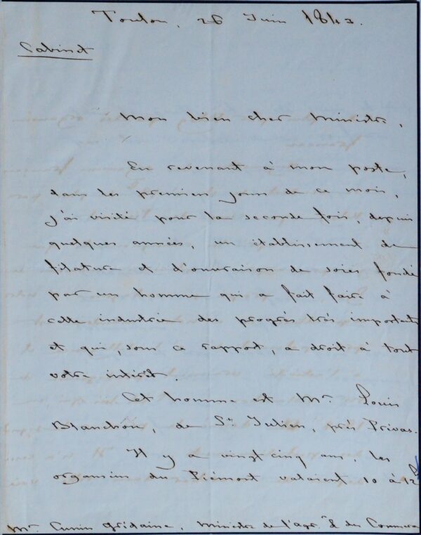 Charles Baudin, Louis Blanchon et Cunin-Gridaine