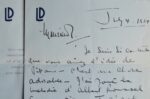 Deux lettres de Louise Hanson-Dyer