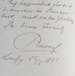 Lettre de Rodolphe d'Autriche, fils de Sissi et de François-Joseph