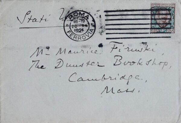 Lettre littéraire de George Santayana