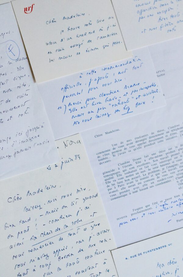 Pierre Nora à Madeleine Chapsal