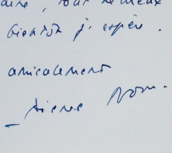 Pierre Nora à Madeleine Chapsal