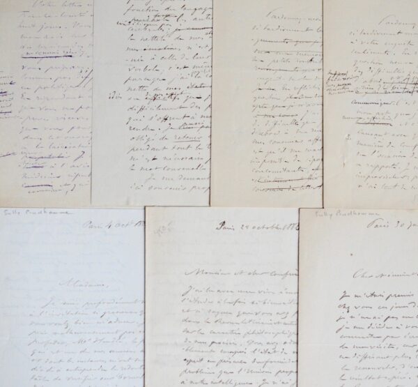 6 lettres du Nobel Sully-Prudhomme