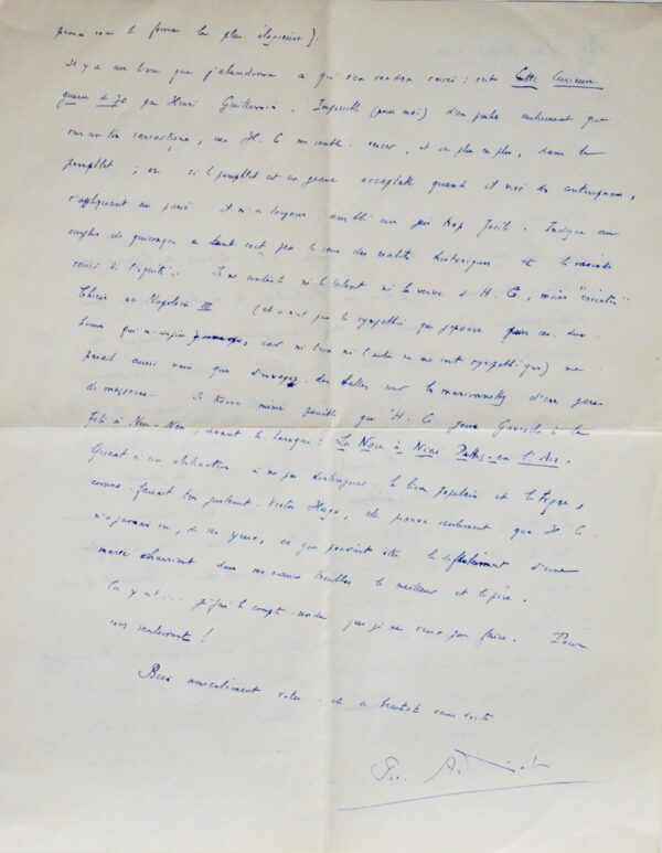 Belle lettre de Pierre Audiat