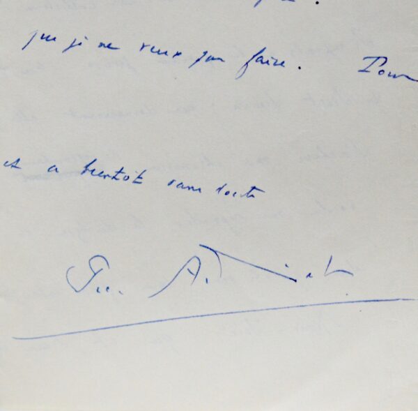 Belle lettre de Pierre Audiat