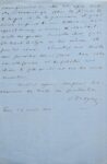 Belle lettre d'Albert de Broglie